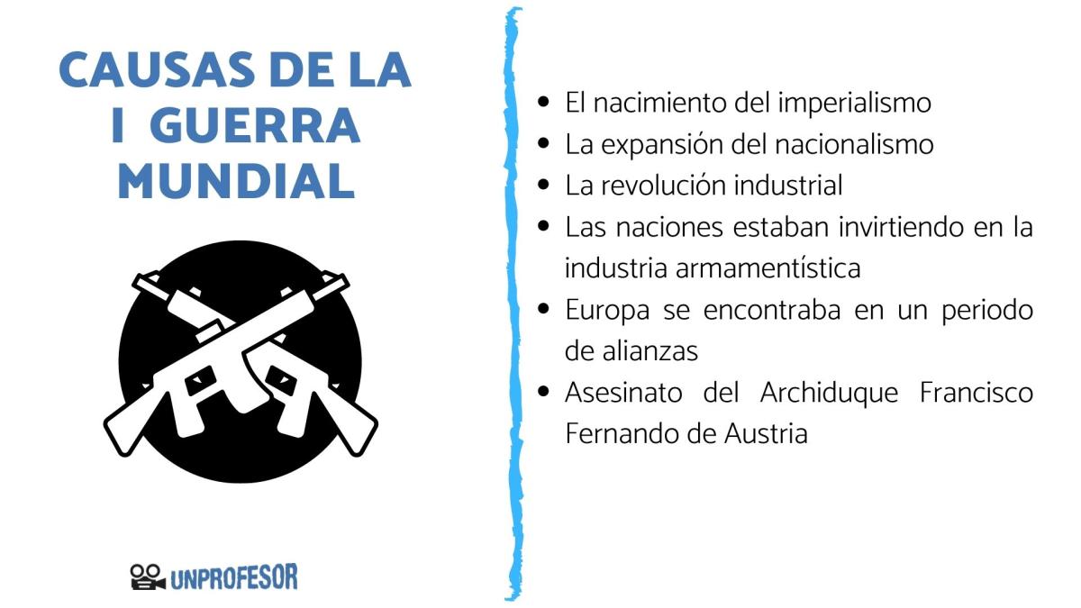 Causas de la Primera Guerra Mundial