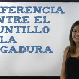 Diferencia entre el puntillo y la ligadura