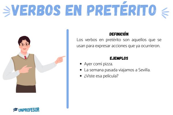 Verbos en pretérito: ejemplos