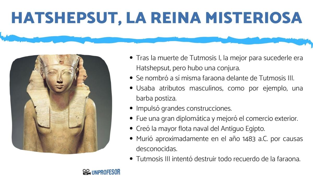 Quién fue Hatshepsut y qué hizo