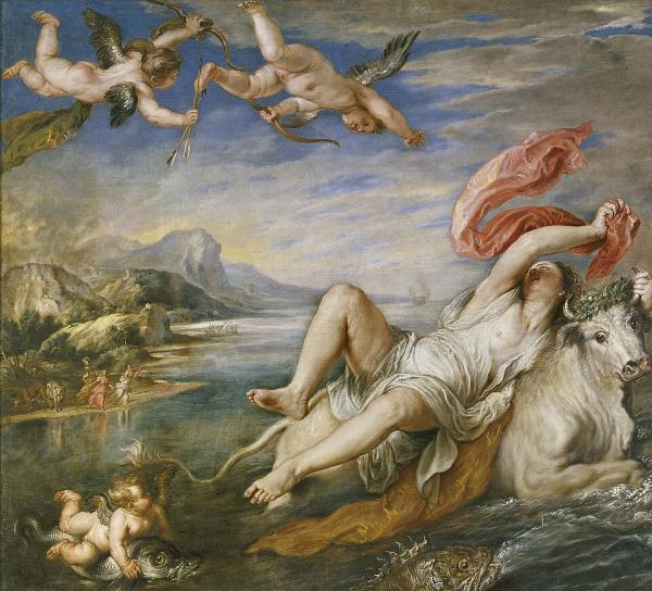El rapto de Europa: resumen corto - El rapto de Europa de Rubens