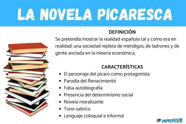 La novela picaresca y sus características - ¿Cuáles son las características de la novela picaresca en España?