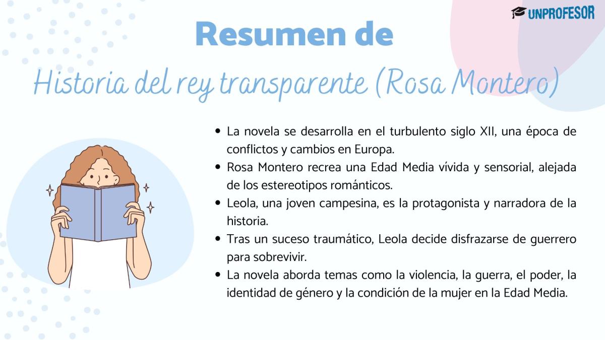 Historia del rey transparente: resumen