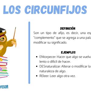 Qué son los circunfijos: ejemplos