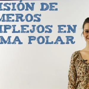 División de números complejos en forma polar