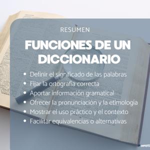 Funciones del diccionario