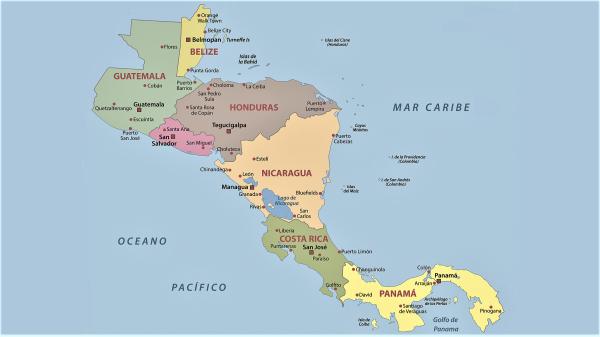 Países y capitales América Central - ¿Qué es América Central?