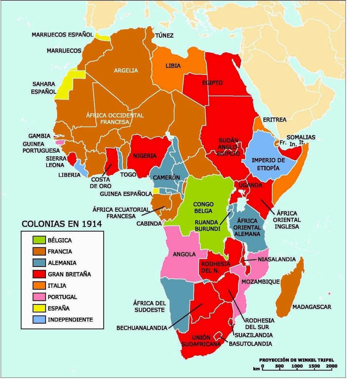 Colonias portuguesas en África: resumen
