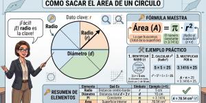 Cómo sacar el área de un círculo