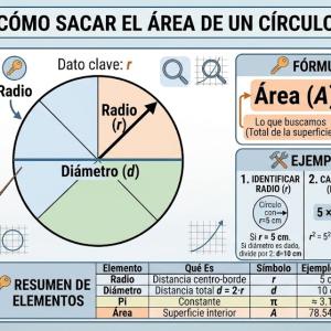 Cómo sacar el área de un círculo