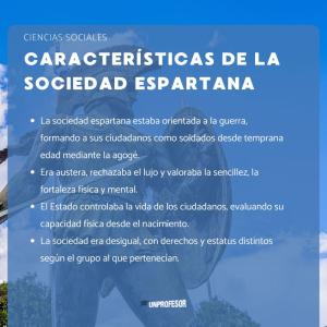 Sociedad espartana: resumen
