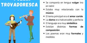 Características de la poesía trovadoresca