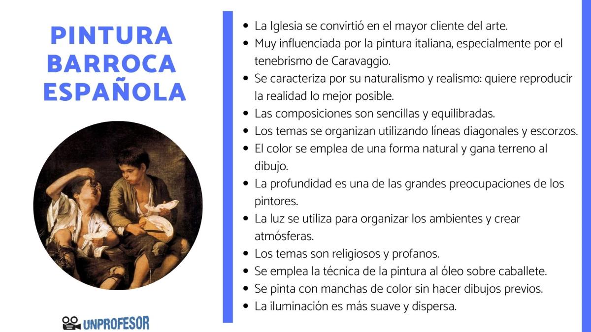 Pintura barroca española: características