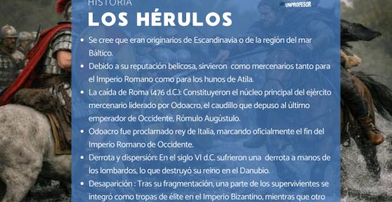 Quiénes eran los hérulos - resumen