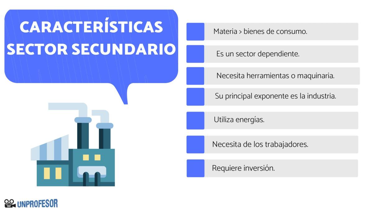 Sector secundario: características