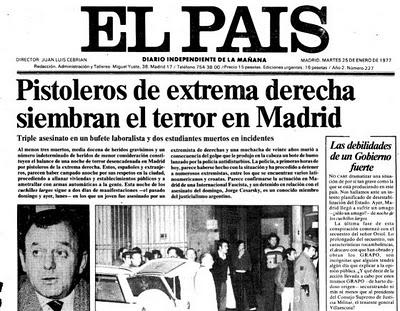 Transición española - Resumen breve - La semana trágica de 1977