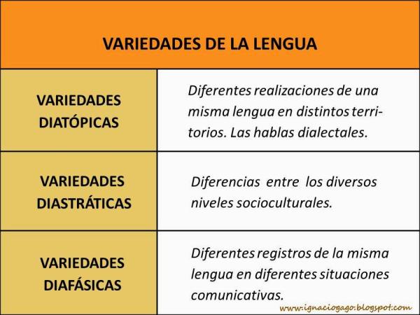 Cuáles son los registros de la lengua - Variedades de la lengua