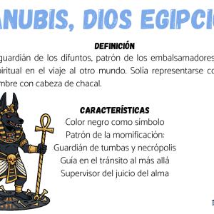 Quién es Anubis dios egipcio: características