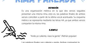 Qué es la rima pareada: ejemplos