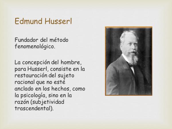 Fenomenología: definición filosófica - Edmund Husserl, padre de la fenomenología