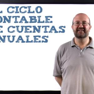 El ciclo contable de cuentas anuales