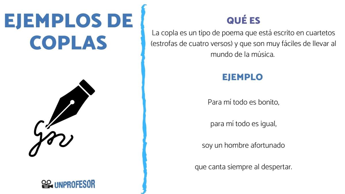 Ejemplos de coplas - para niños