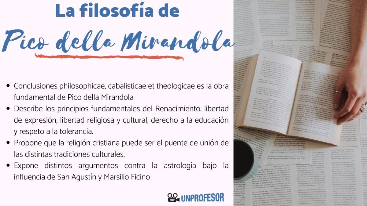 La filosofía de Pico della Mirandola: resumen
