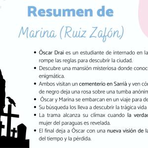 Resumen de Marina de Carlos Ruiz Zafón