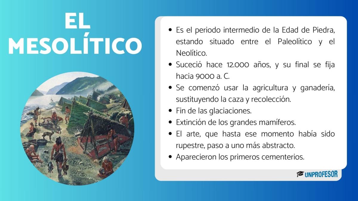 Periodo Mesolítico: resumen