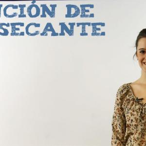 Función de la secante