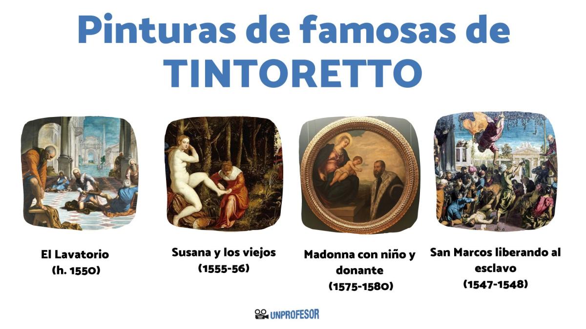 Tintoretto: pinturas famosas
