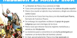 Rebelión de Manco Inca: resumen
