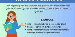 Qué son los afijos flexivos: ejemplos