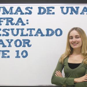 Sumas de una cifra con resultado mayor que 10