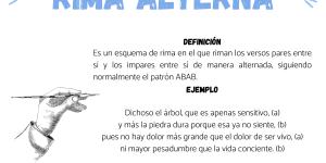 Qué es la rima alterna: ejemplos