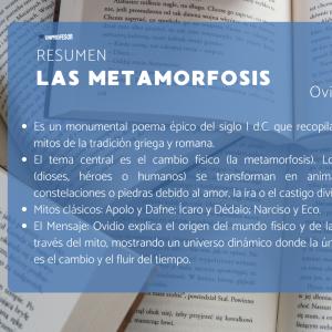 Metamorfosis de Ovidio: resumen