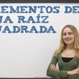 Elementos de una raíz cuadrada