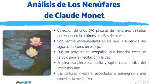 Nenúfares de Claude Monet: análisis y comentario