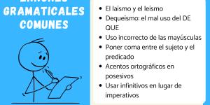 Errores gramaticales comunes