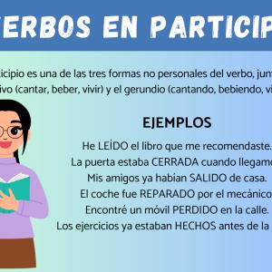 Ejemplos de verbos en participio