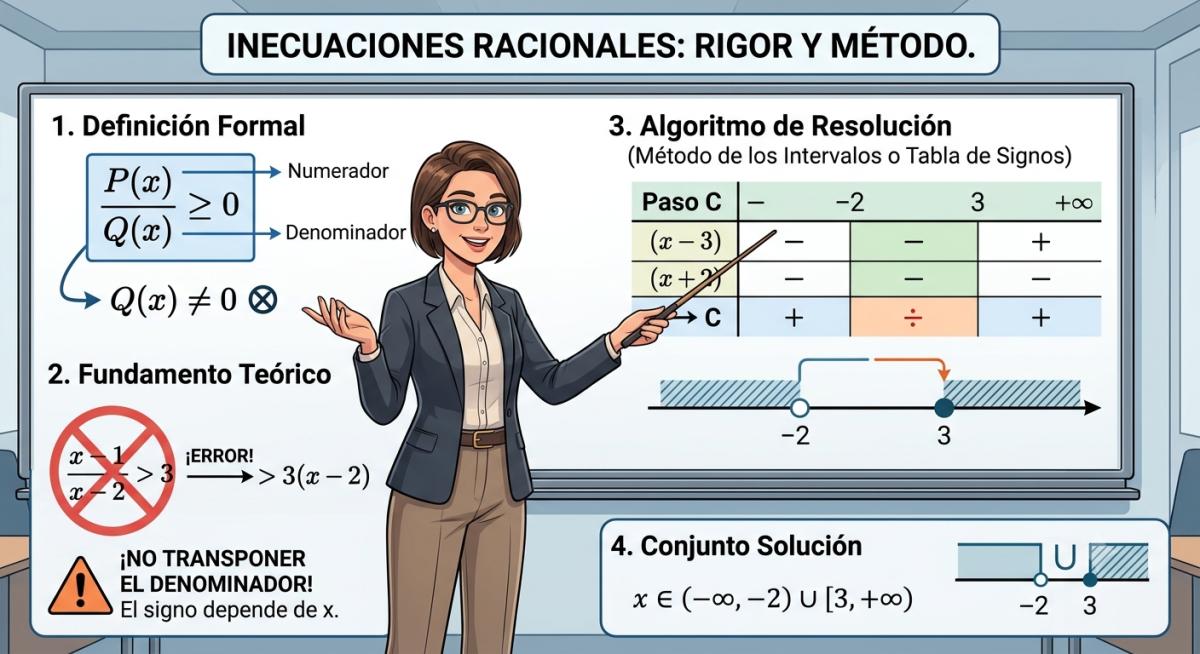Inecuaciones con fracciones - con ejercicios