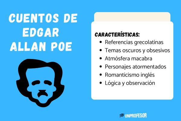 Características de los cuentos de Edgar Allan Poe - ¿Cómo son los cuentos de Edgar Allan Poe? Características principales 