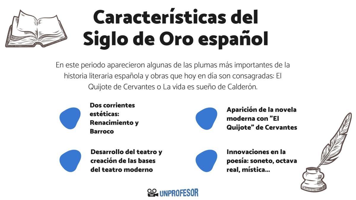 Características del Siglo de Oro español