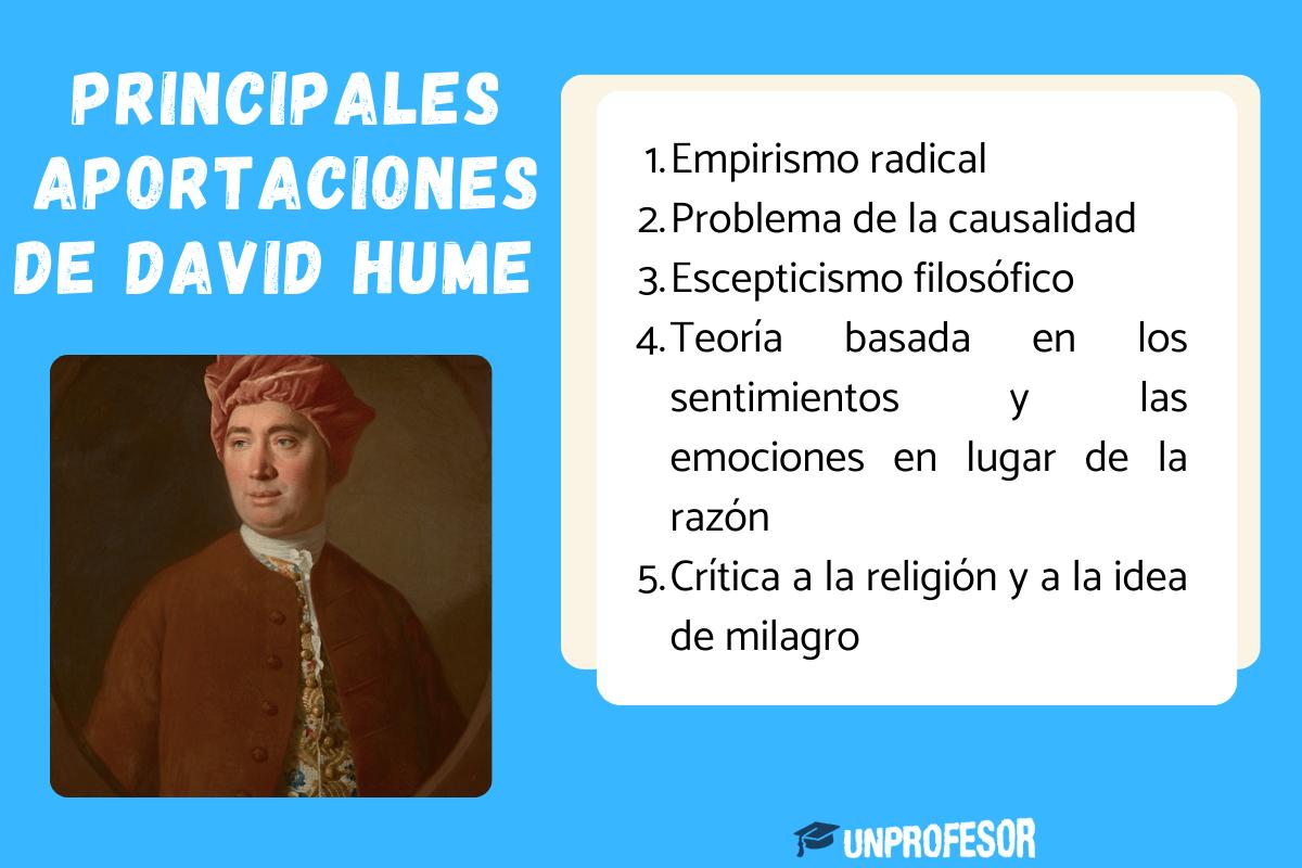 Principales aportaciones de David Hume
