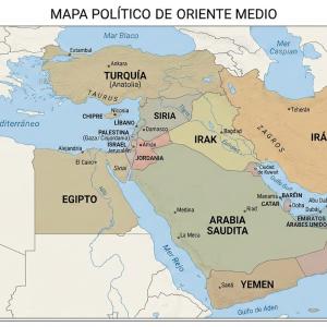 Países del Medio Oriente (con mapa)