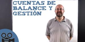 Cuentas de balance y gestión