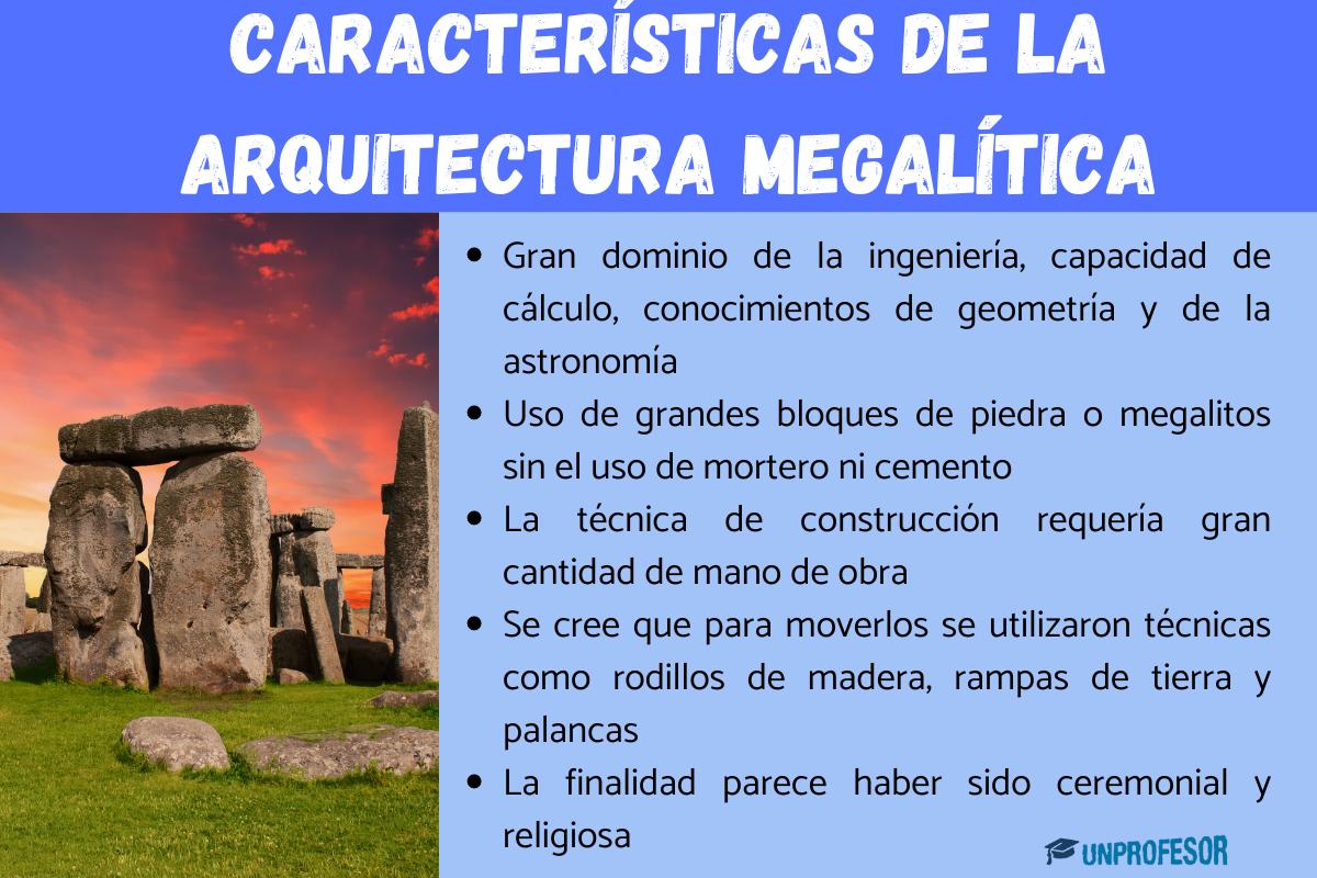 Arquitectura megalítica: características