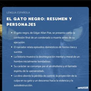 El gato negro: resumen y personajes