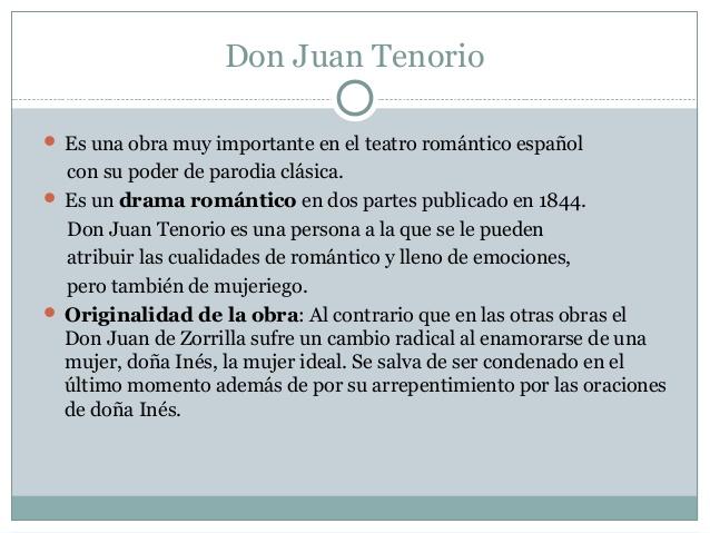 Libro De Don Juan Tenorio Resumen
