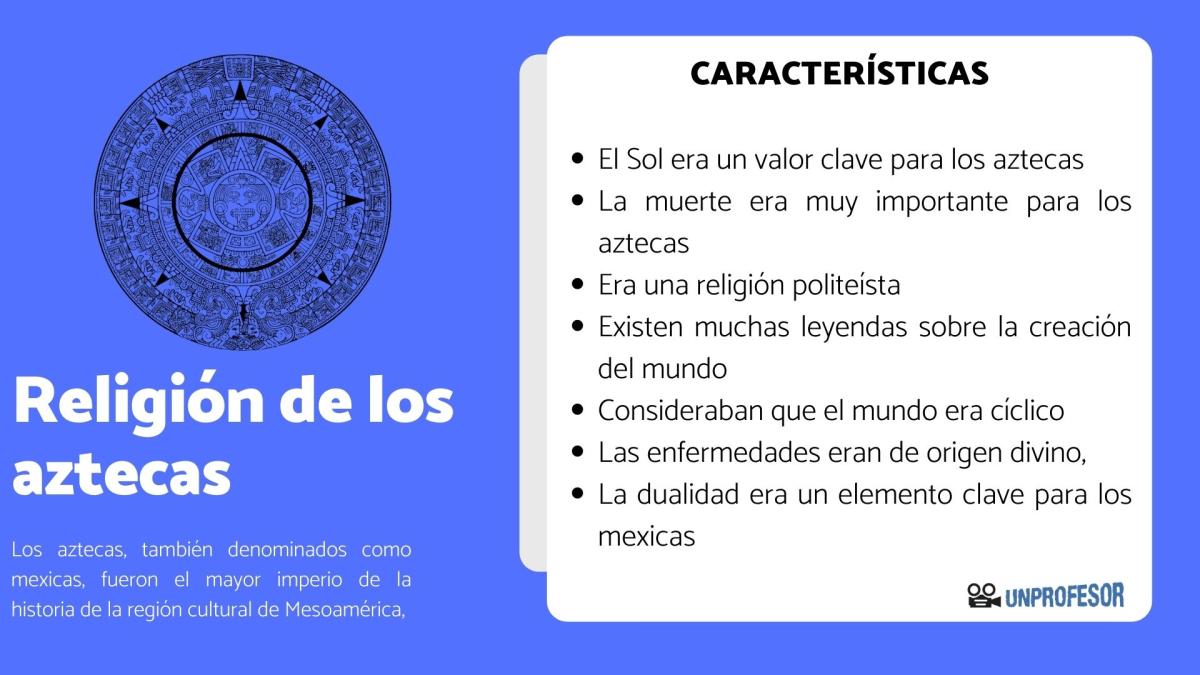 Religión de los aztecas: resumen